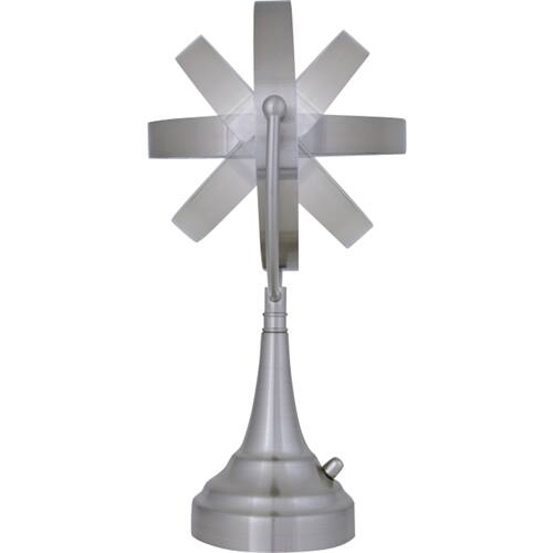 Alt View 13. Zadro - Cordless Dual-Sided LED Lighted Round Vanity Mirror - Satin Nickel.