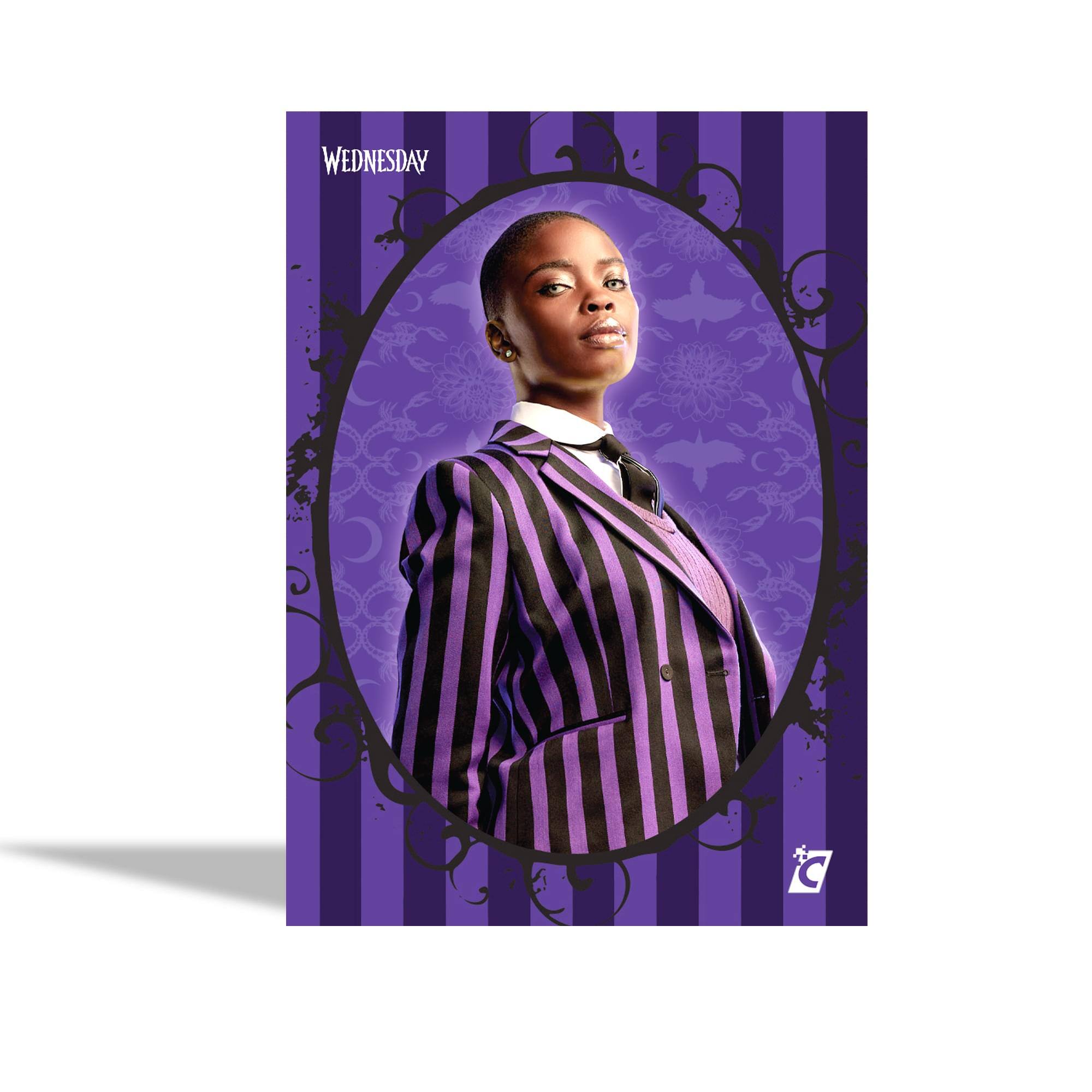 Alt View 1. Cardsmiths - Wednesday Trading Cards Series One | 2024 Convention Preview Pack.