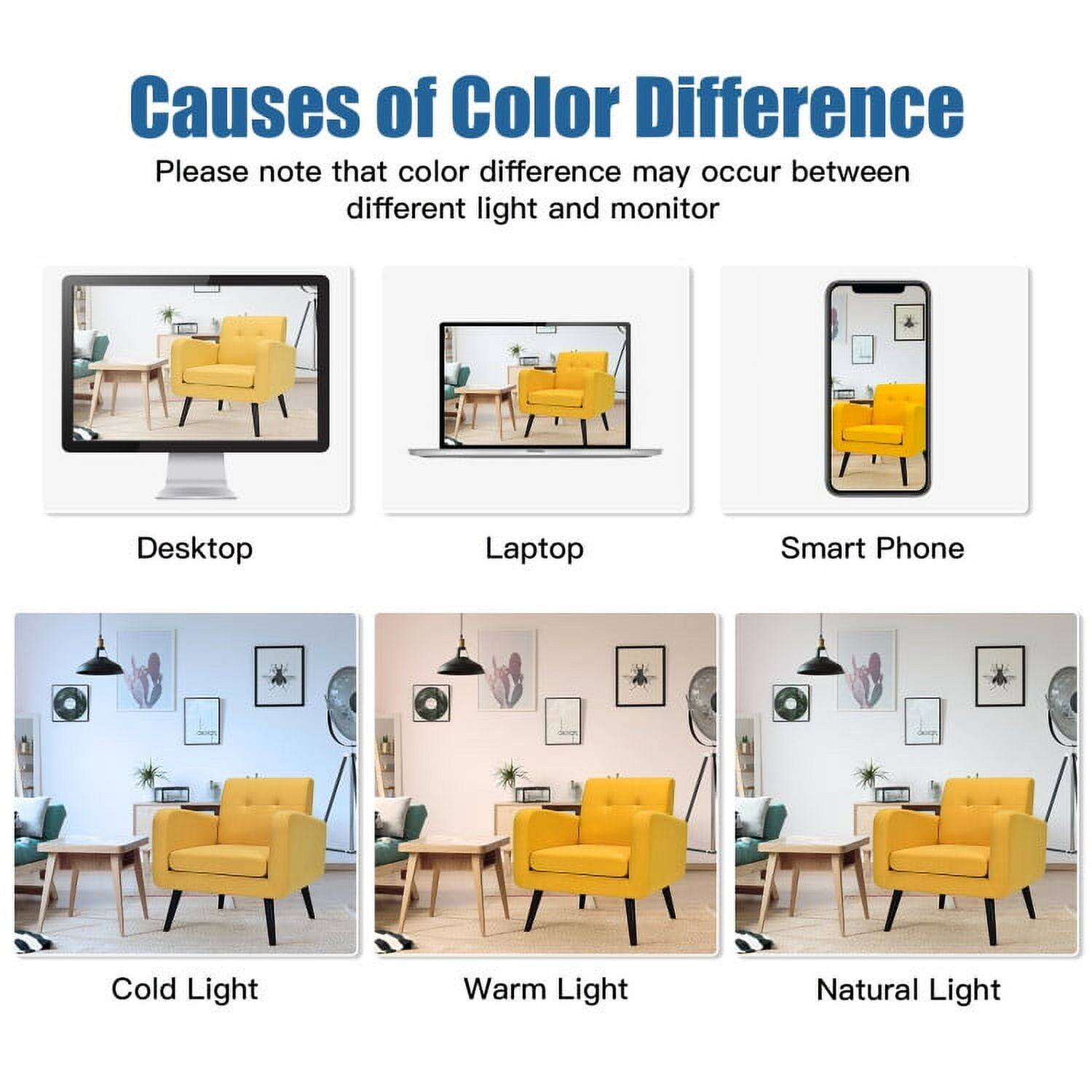 Causes of Color Difference

Please note that color difference may occur between different light and monitor

- Desktop
- Laptop
- Smart Phone
- Cold Light
- Warm Light
- Natural Light