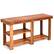 Alt View 21. Costway - 3-Tier Wood Shoe Rack Shoe Bench Freestanding Boots Storage Organizer Heavy-duty - Teak.
