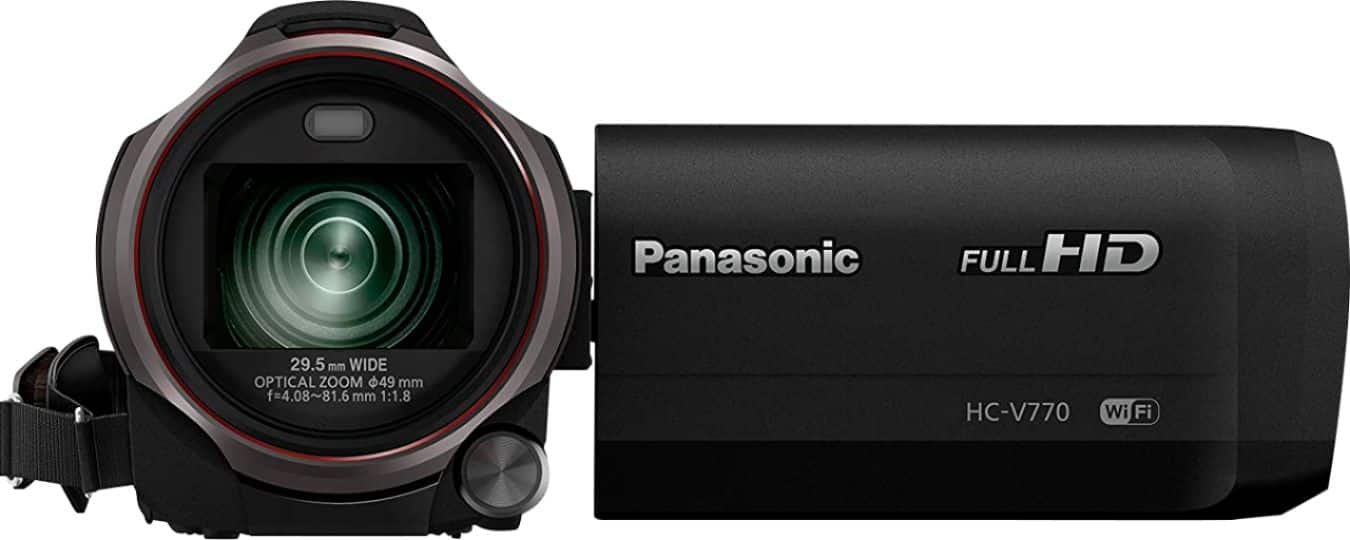 Panasonic Hc V770 Hd Flash Memory Camcorder Black Hcv770k Best Buy