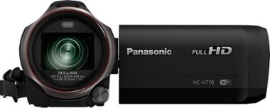 Panasonic - HC-V770 HD Flash Memory Camcorder - Black - Angle_Zoom