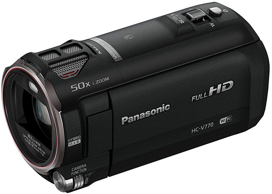 Panasonic Hc V770 Hd Flash Memory Camcorder Black Hcv770k Best Buy