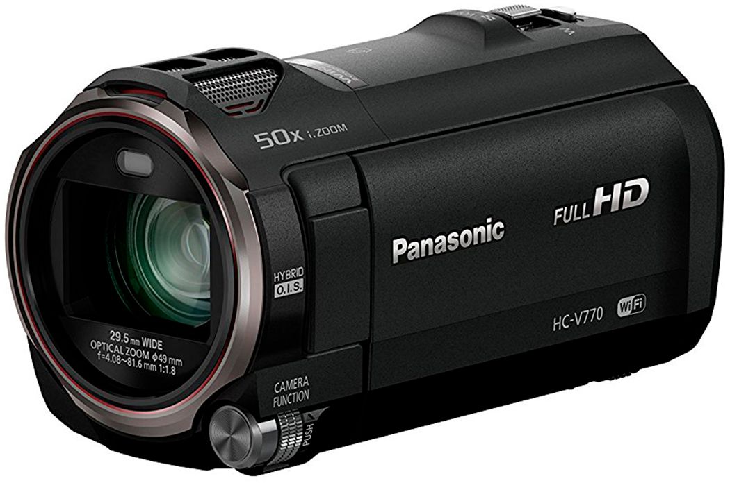 Best Buy: Panasonic HC-V770 HD Flash Memory Camcorder Black HCV770K