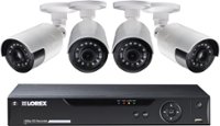 Front Zoom. Lorex - 8-Channel, 4-Camera Indoor/Outdoor Wired 1080p 1TB DVR Surveillance System - White.
