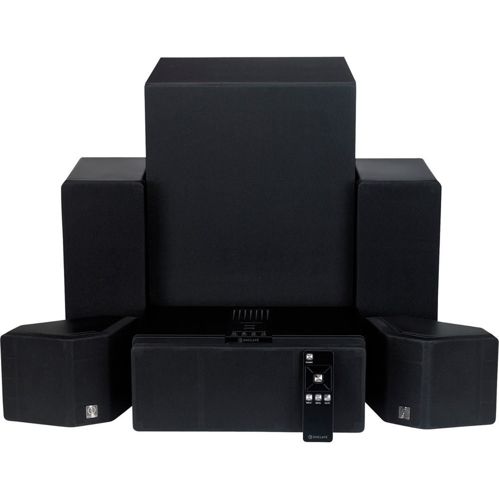 Enclave CineHome PRO - Sistema de sonido envolvente de cine en casa  inalámbrico Plug and Play 5.1 - Certificado THX, Dolby, DTS WiSA - Incluye  5