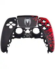 Front. MobileSentrix - Spider-Man - PlayStation 5 PS5 Compatible Controller Top Faceplate.