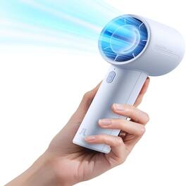 Loheer - Handheld Turbo Fan 5000mAh Rechargeable Portable Fan 5-Speed Mini Personal Fan for Travel Outdoor Camping Makeup