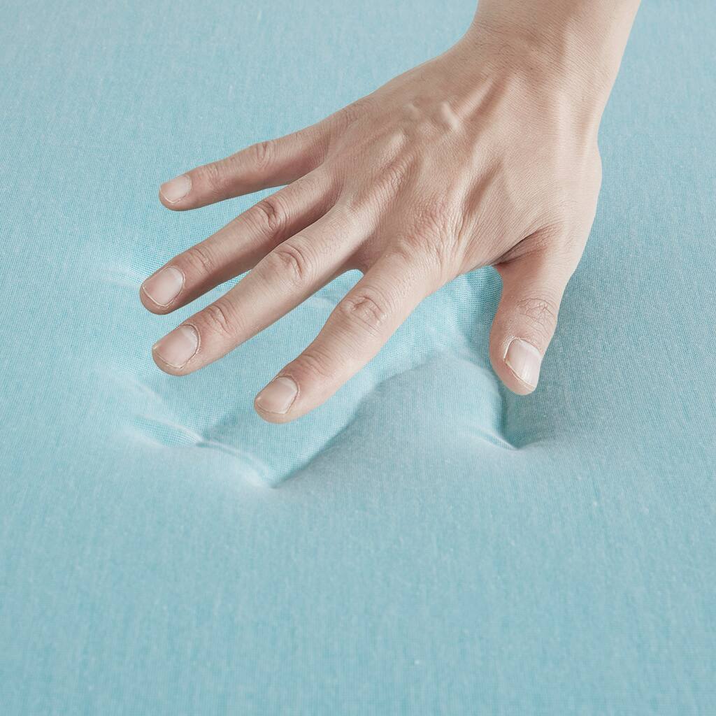 Alt View 3. Glintex - Plush Memory Foam Mattress Topper, Pressure Relief, Cooling and Hypoallergenic Design - White.