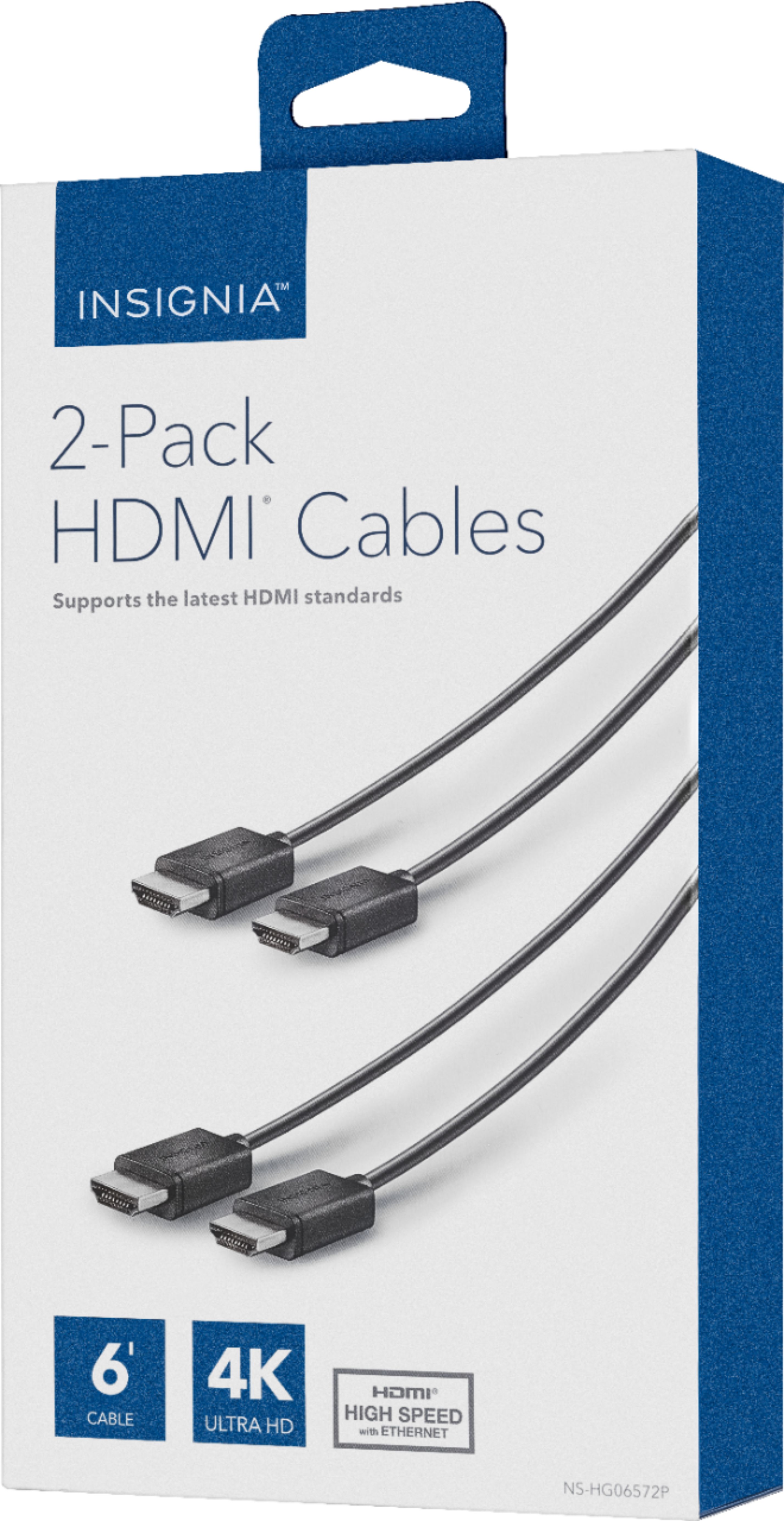 HDMI Cable with Ethernet [2-Pack]