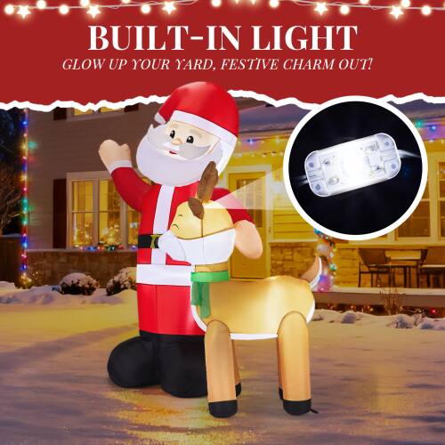 BUILT-IN LIGHT  
GLOW UP YOUR YARD, FESTIVE CHARM OUT!