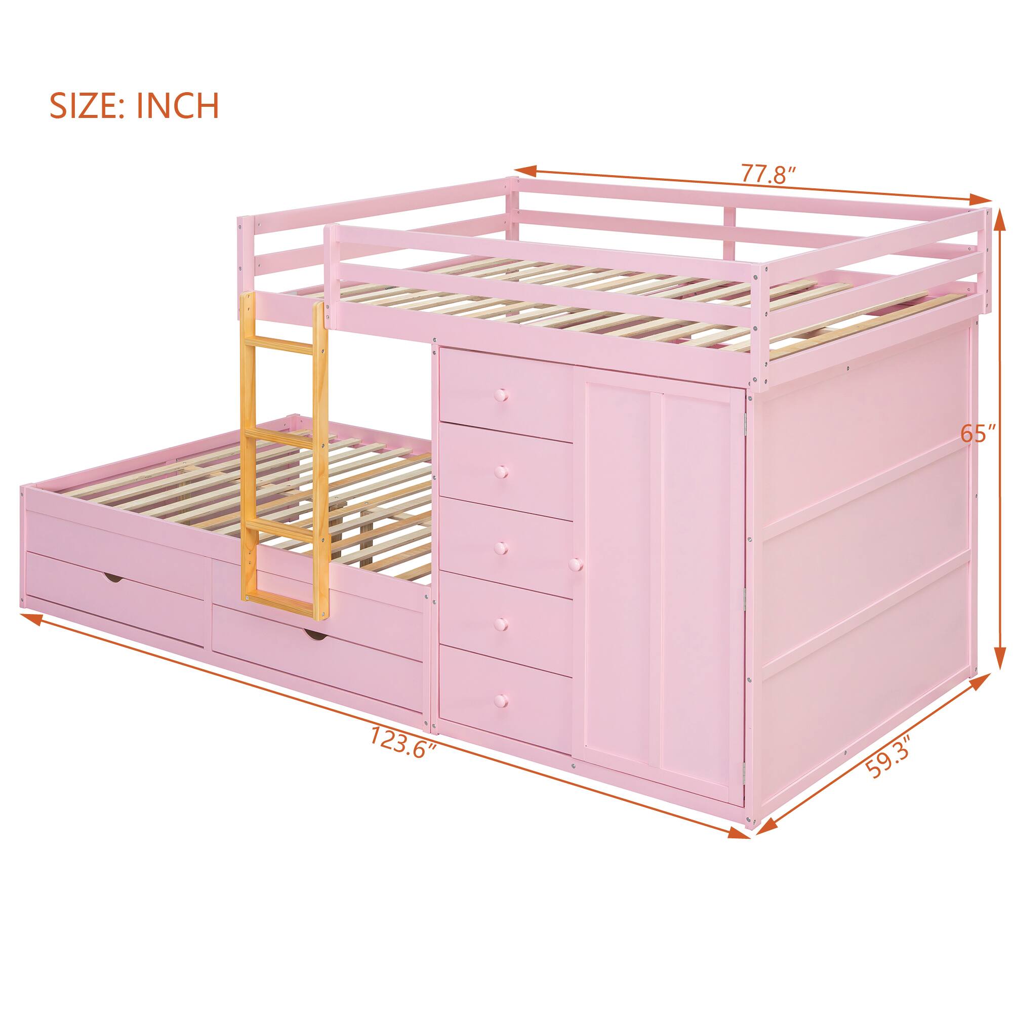 SIZE: INCH  
77.8" 65" 123.6" 59.3"