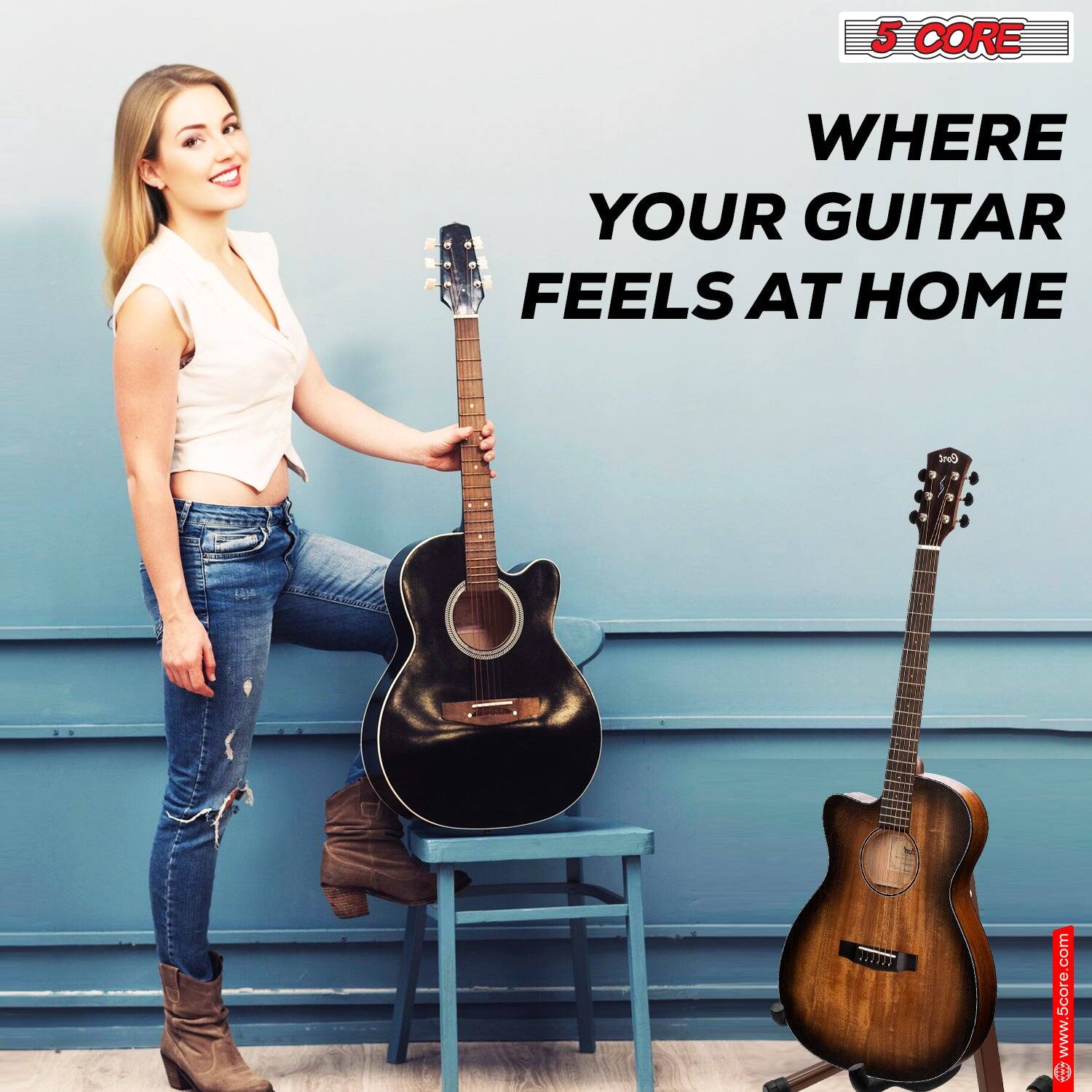 5 CORE  
WHERE YOUR GUITAR FEELS AT HOME  

www.5core.com