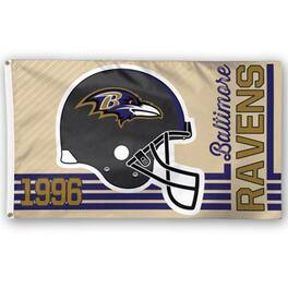 WinCraft - Baltimore Ravens 3' x 5' Deluxe Single-Sided Flag - Multicolor