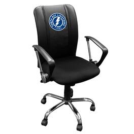DreamSeat - Tampa Bay Lightning Logo Curve Task Chair - Black