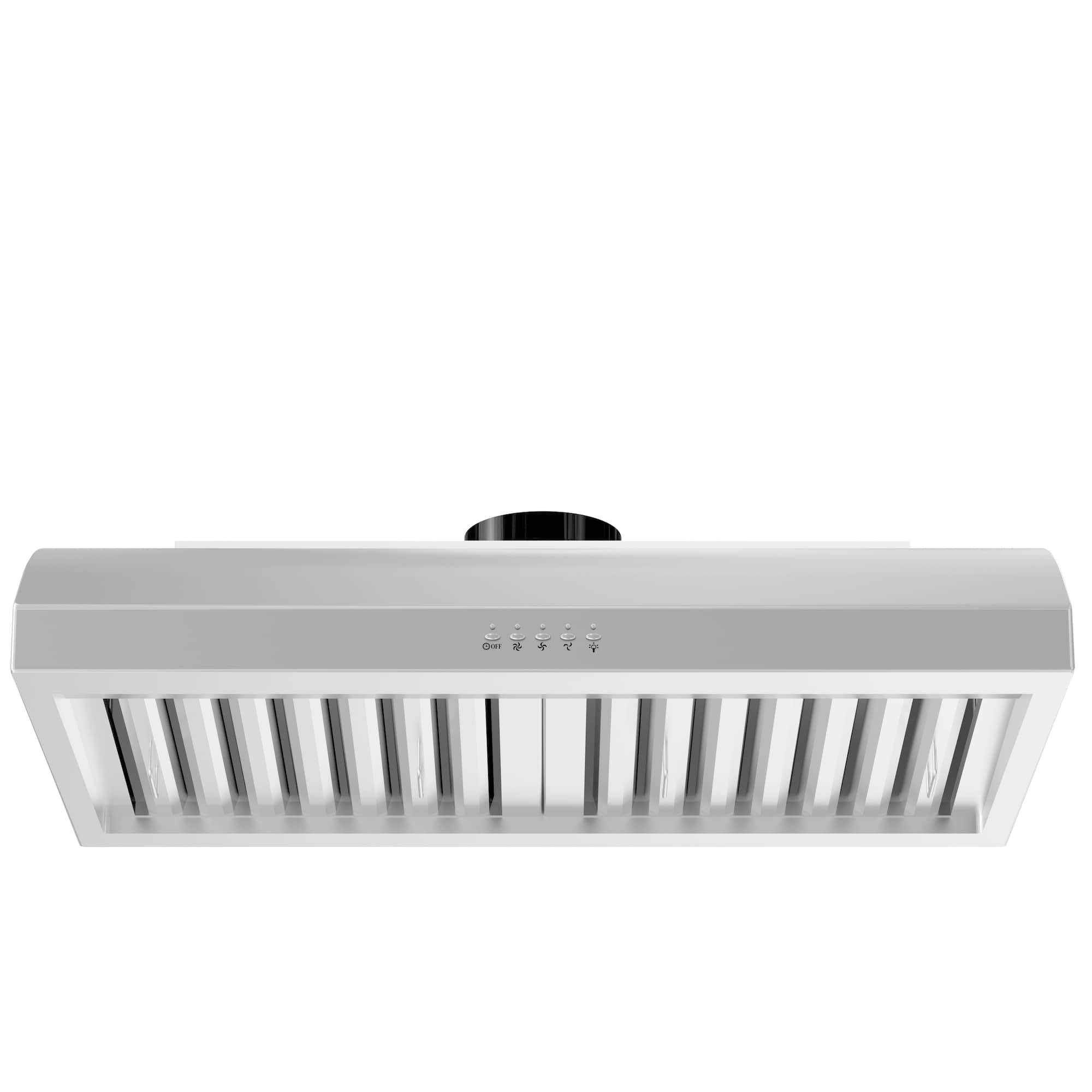 Angle. ZLINE - 30" Externally Vented Range Hood - Brushed Stainless Steel.