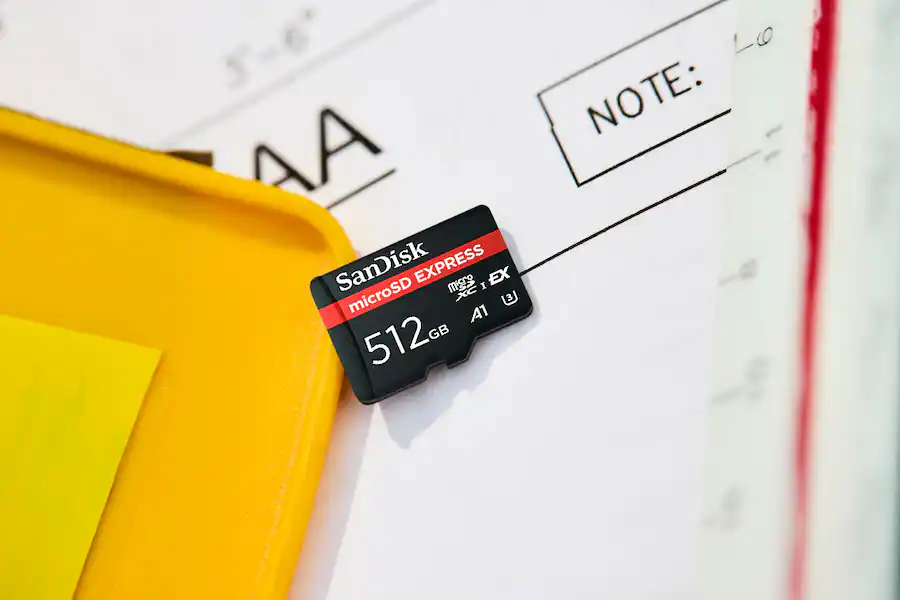 Sandisk Text SANDISK 512GB microSD Express Memory Card , Works with Nintendo Switch ...
