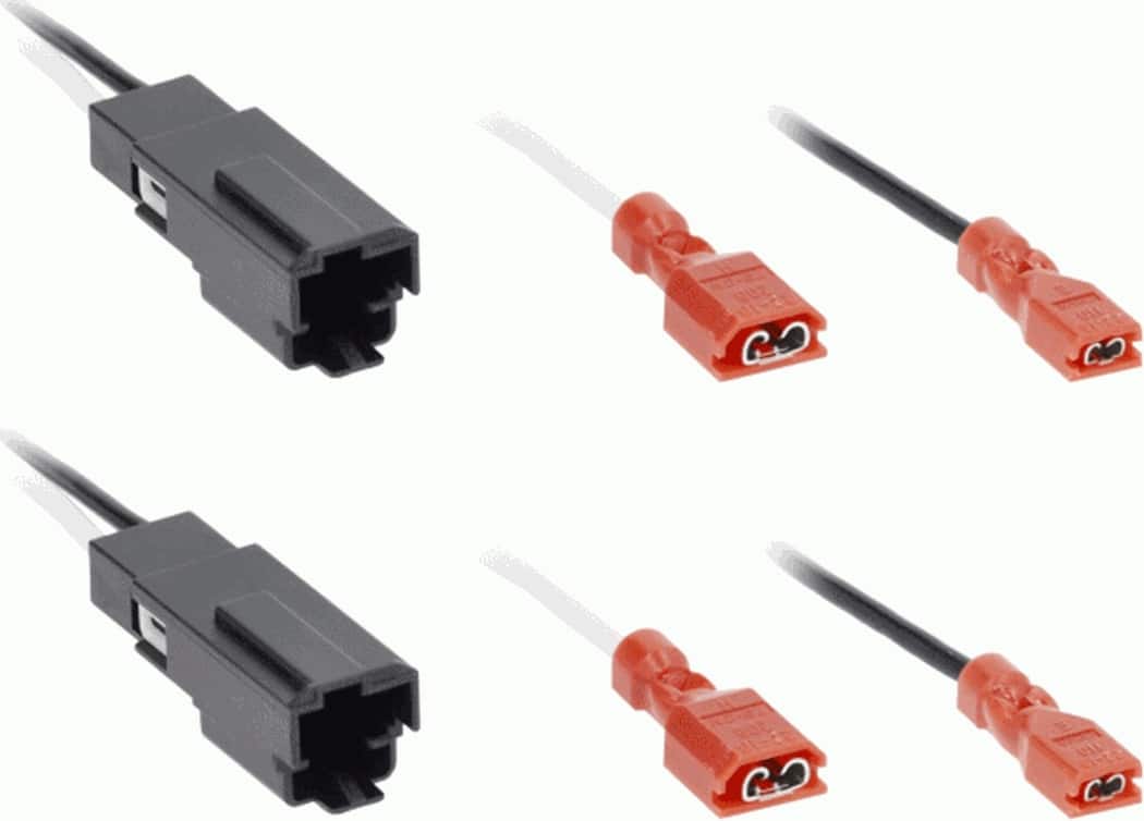 Angle. Metra - Tweeter Harness for Select 2019-2023 Ford and Lincoln Vehicles (2-Pack) - Multi.