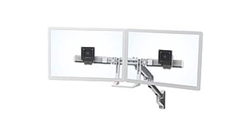 Ergotron - 45-479-026 HX Dual Monitor Wall Mount Arm - White
