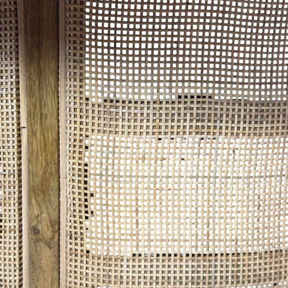 Alt View 4. Carolina Chair & Table - Marlowe 40" Cane Drum Base Coffee Table - Blonde Acacia - Beige.