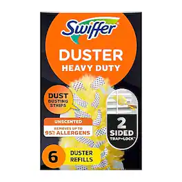 Swiffer - Heavy Duty Duster Cloth Refills, 6/Pack (16944) - Yellow