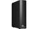 Front. Western Digital - WD Elements 8TB USB 3.0 Desktop External Hard Drive WDBWLG0080HBK-NESN Black - Black.