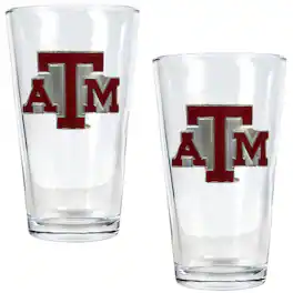 Great American Products - Texas A&M Aggies 16oz. Pint Glass Set - Multicolor