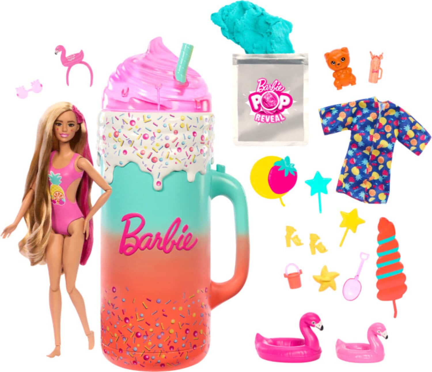 Mattel - Barbie Pop Reveal Rise & Surprise Gift Set with Scented Doll - COLLECTABLES - MUlticolor