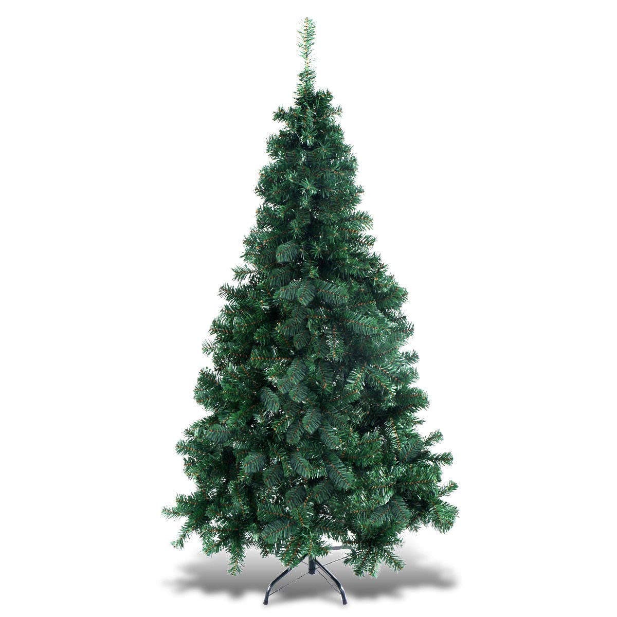Skar Audio - Artificial Pvc Christmas Tree W/stand Holiday Season Indoor Outdoor - Green 7ft