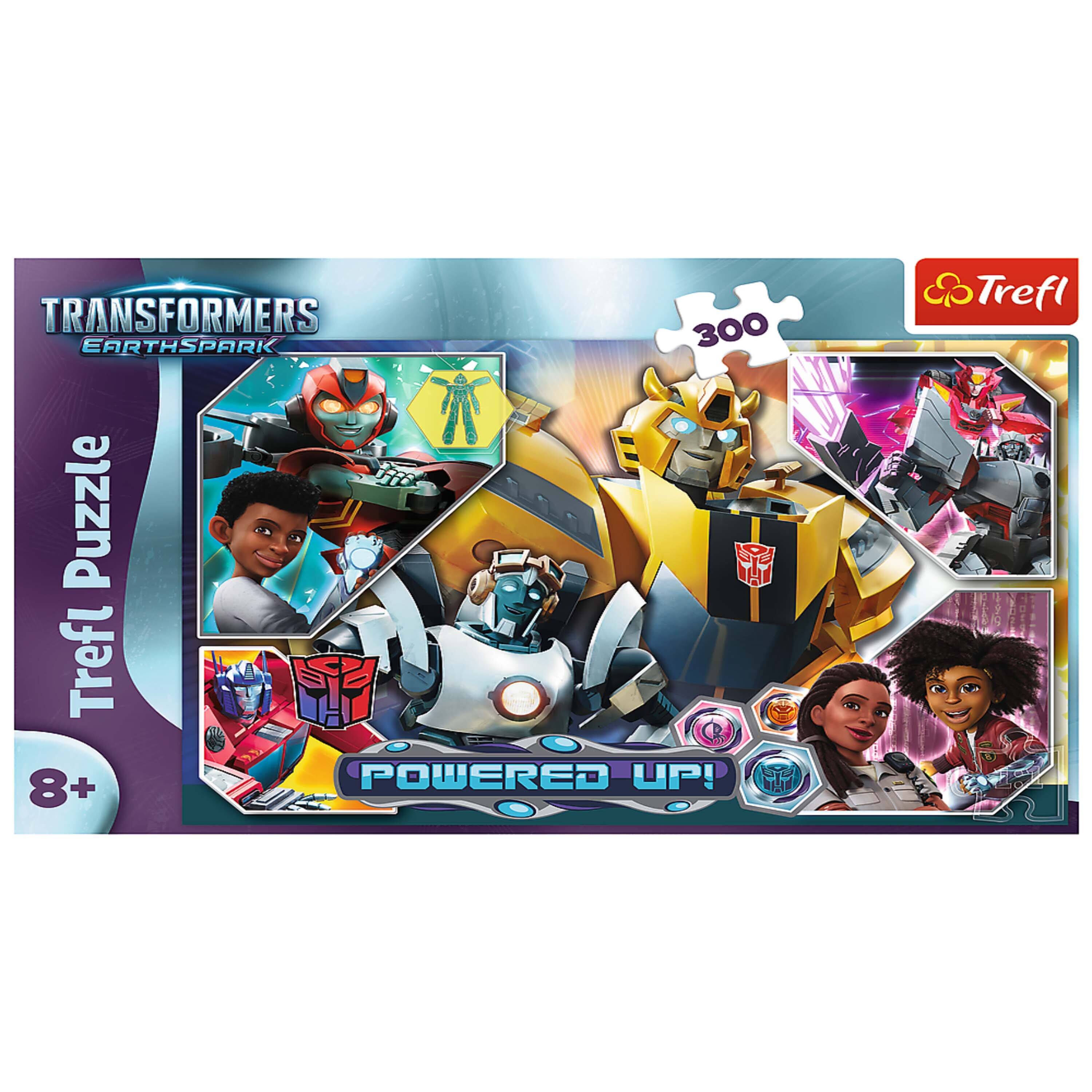 Transformers Earthspark  
Trefl Puzzle  
300  
8+  
Powered Up!  
Trefl