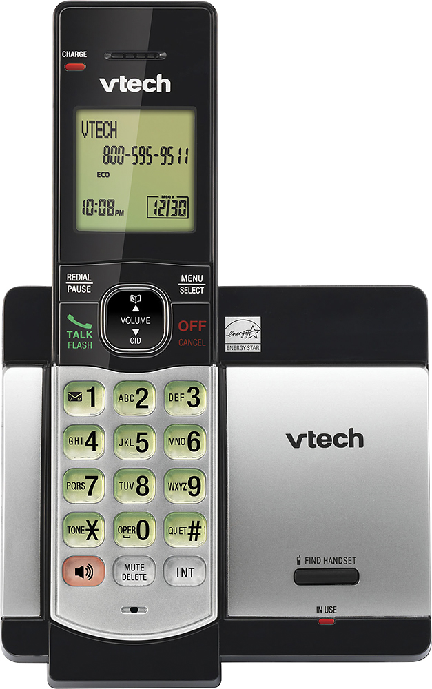 VTech CS5119-2 DECT 6.0 Expandable Cordless Phone System Gray/Black  CS5119-2 - Best Buy