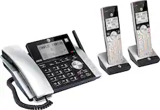 Angle. AT&T - CL84215 DECT 6.0 Expandable Cordless Phone System with Digital Answering System.