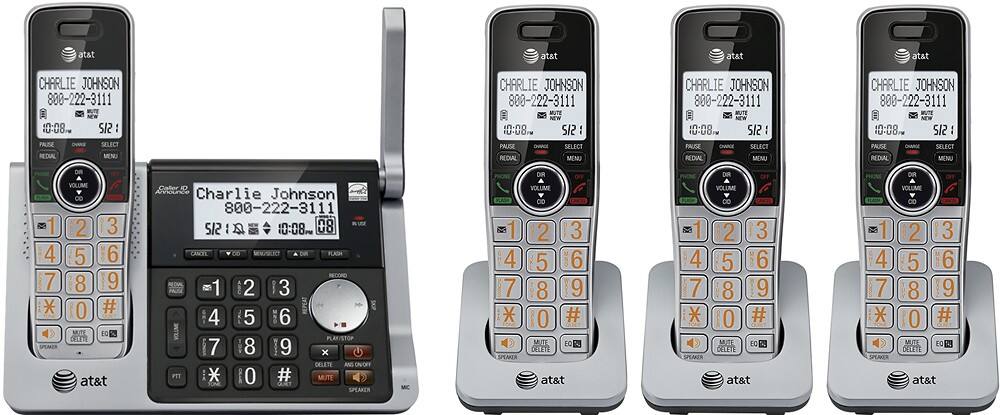 Best Buy: AT&T CL83484 DECT 6.0 Expandable Cordless Phone System