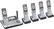 Angle. AT&T - CLP99586 Connect to Cell DECT 6.0 Expandable Cordless Phone System with Digital Answering System - Silver.
