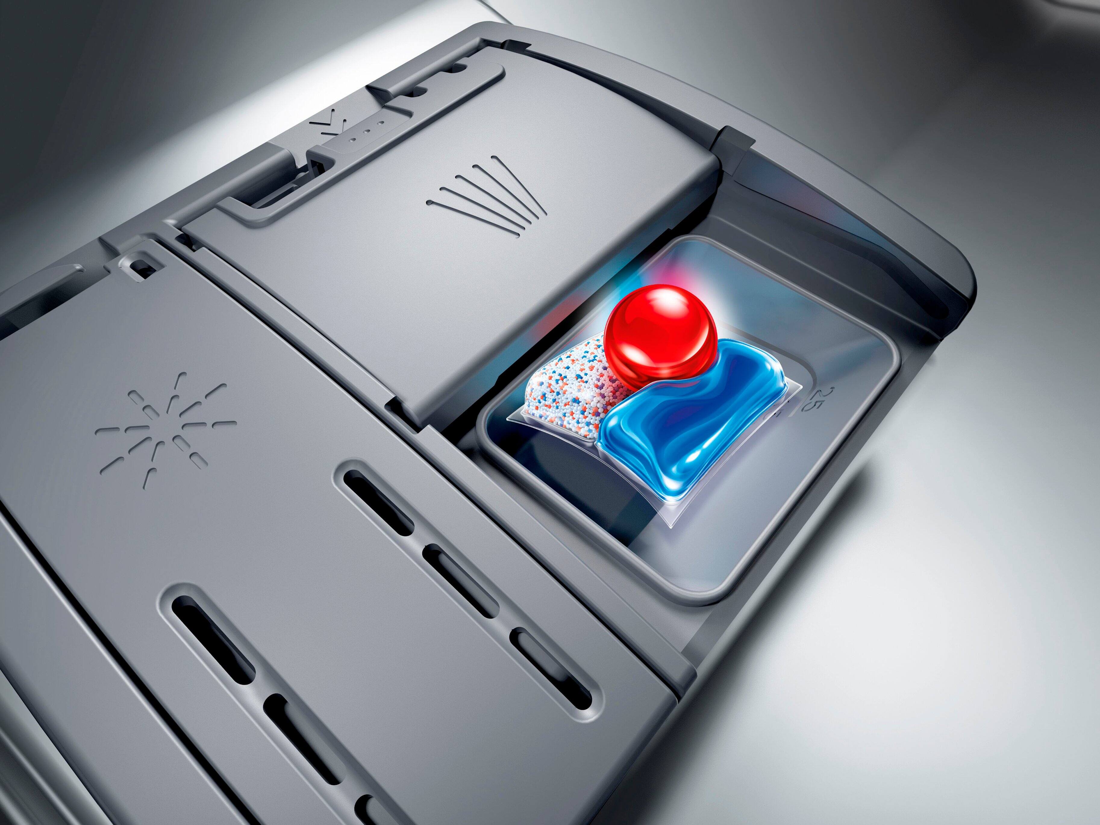 Alt View 24. Bosch - 300 Series 24" Front Control Smart Built-In Stainless Steel Tub Dishwasher with 3rd Rack and AquaStop Plus, 46 dBA - Stainless Steel.