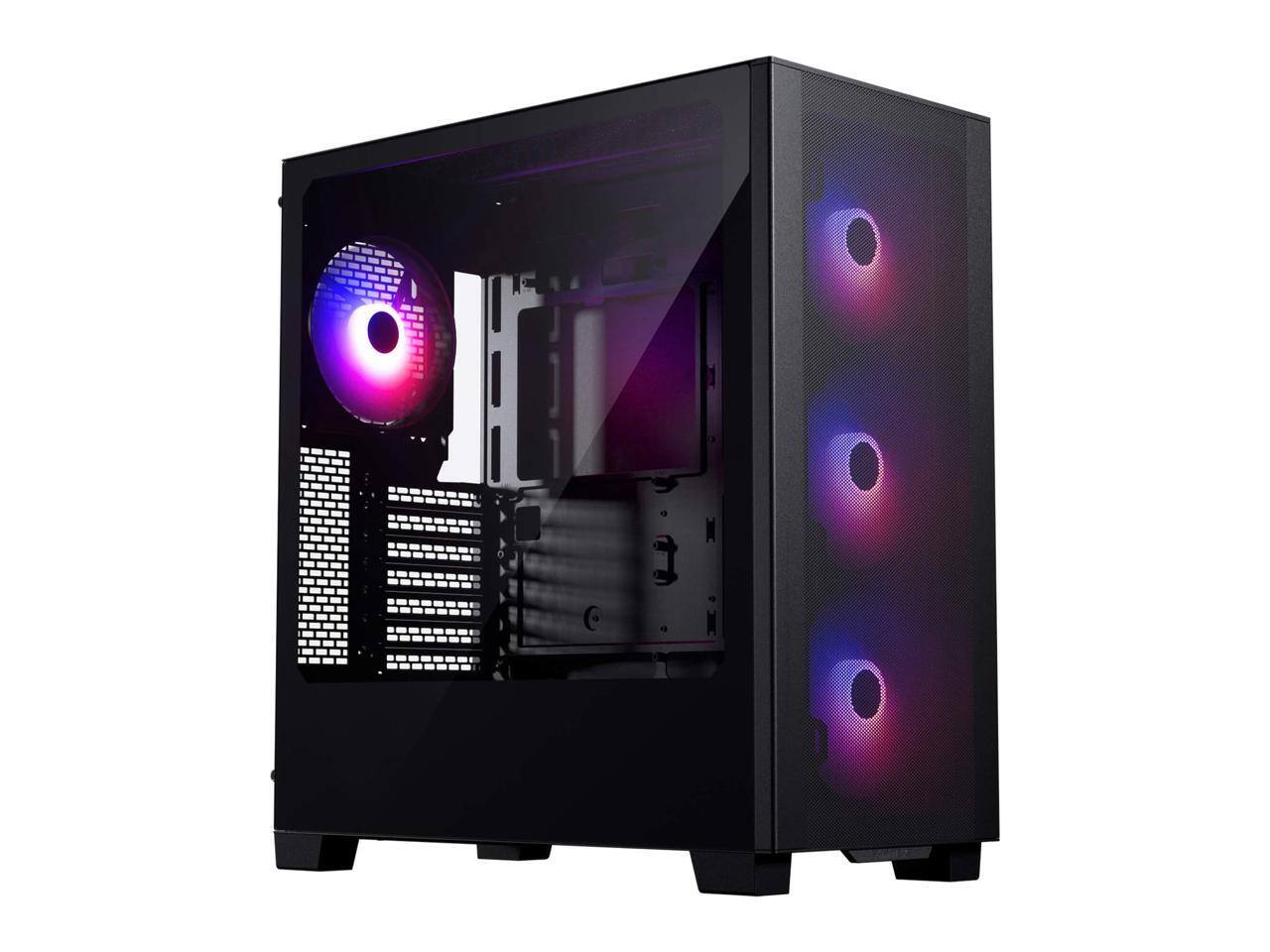 Front. Phanteks - Phanteks XT Pro Ultra, Mid-Tower Gaming Chassis, 4x M25-140 Fans, Mesh, Tempered Glass, USB-C 3.2 Gen2, Black - Black.