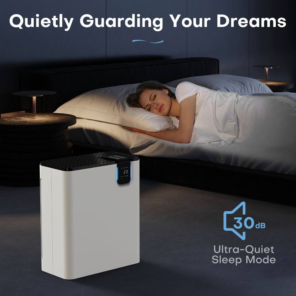 Quietly Guarding Your Dreams  
20-30 dB Ultra-Quiet Sleep Mode