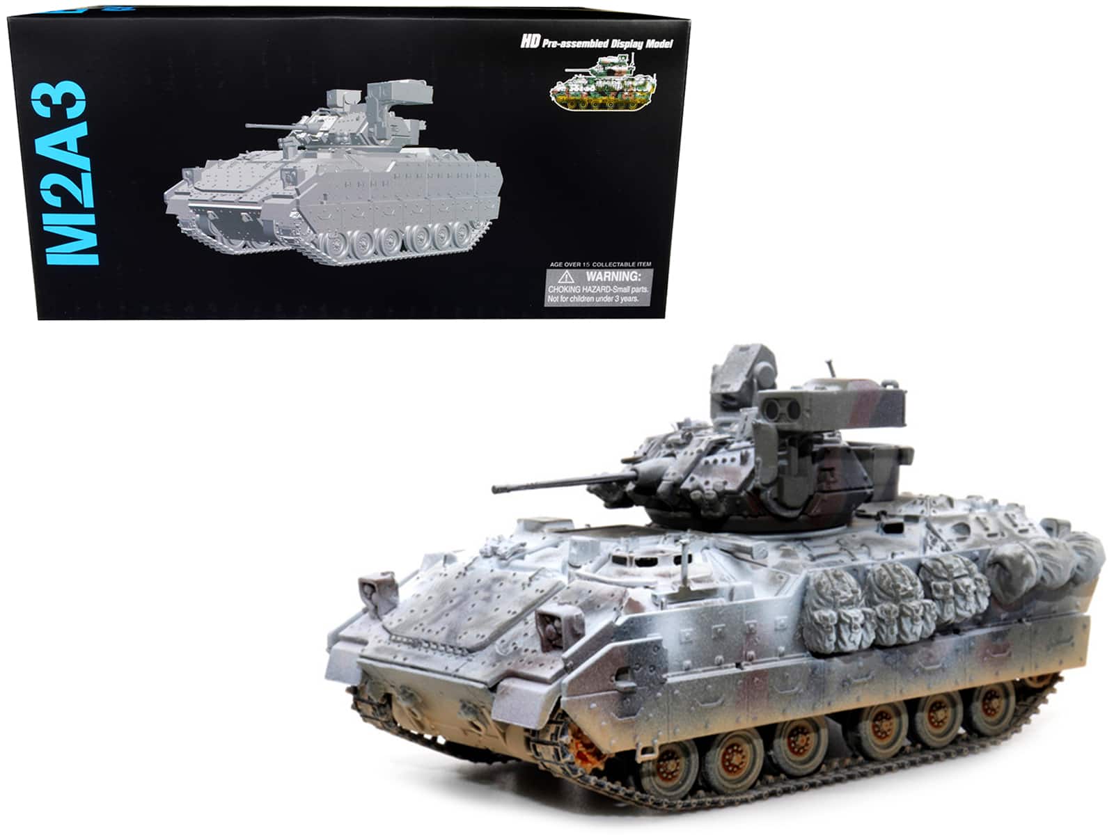 United States M2A3 Bradley IFV Camouflage (Snowy Version) "NEO Dragon Armor" Series 1/72 Plastic Model by Dragon Models - Multi