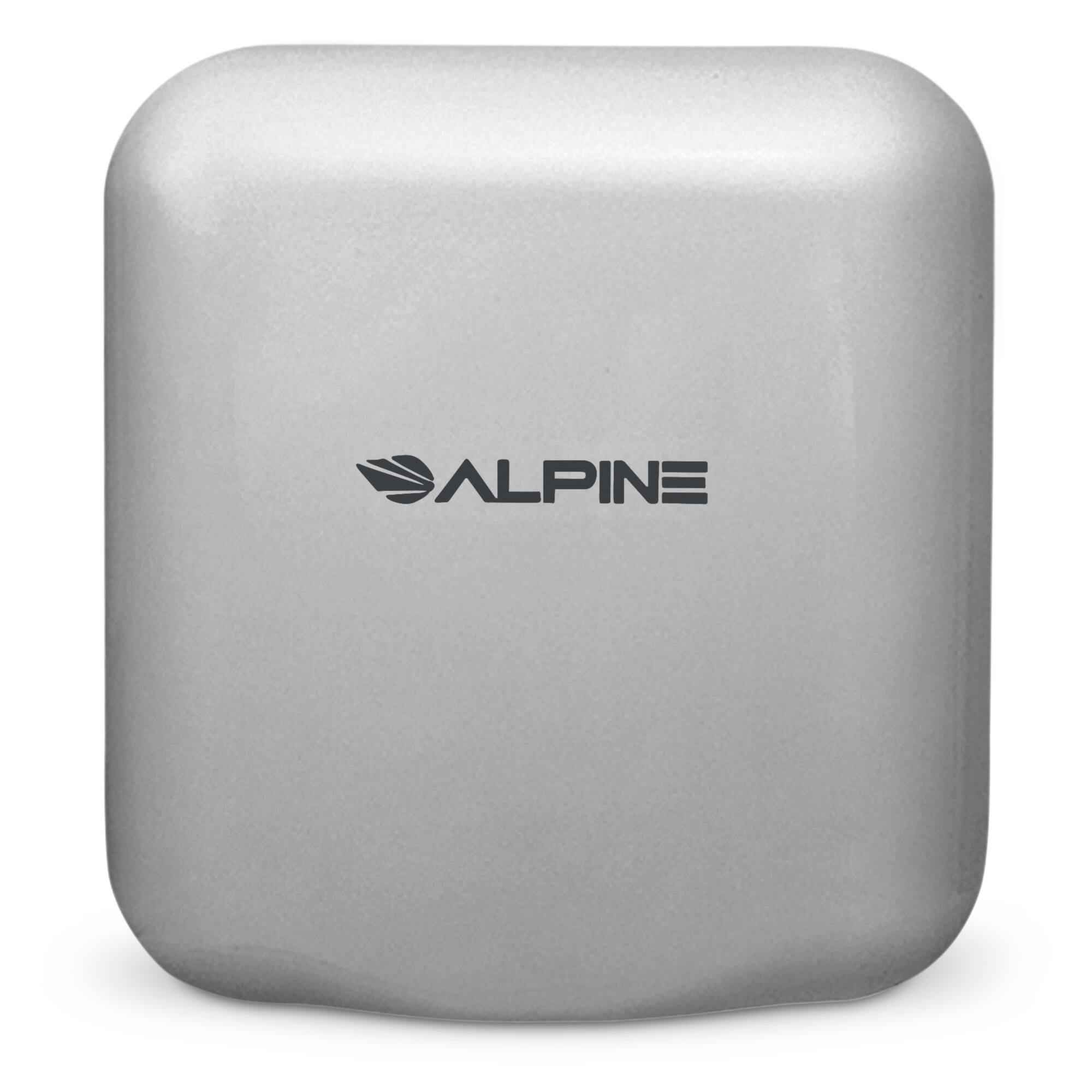Alt View 10. Alpine Industries - Hemlock Commercial Automatic High-Speed 120V Electric Hand Dryer - Chrome.