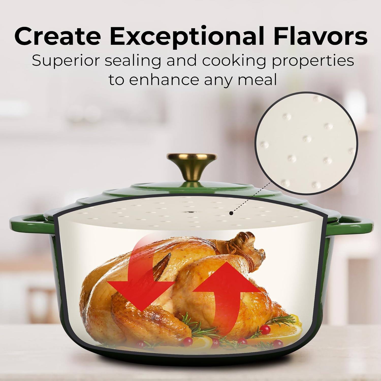 Create Exceptional Flavors  
Superior sealing and cooking properties to enhance any meal
