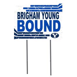 Jardine - BYU Cougars 18'' x 24'' Bound Yard Sign - White