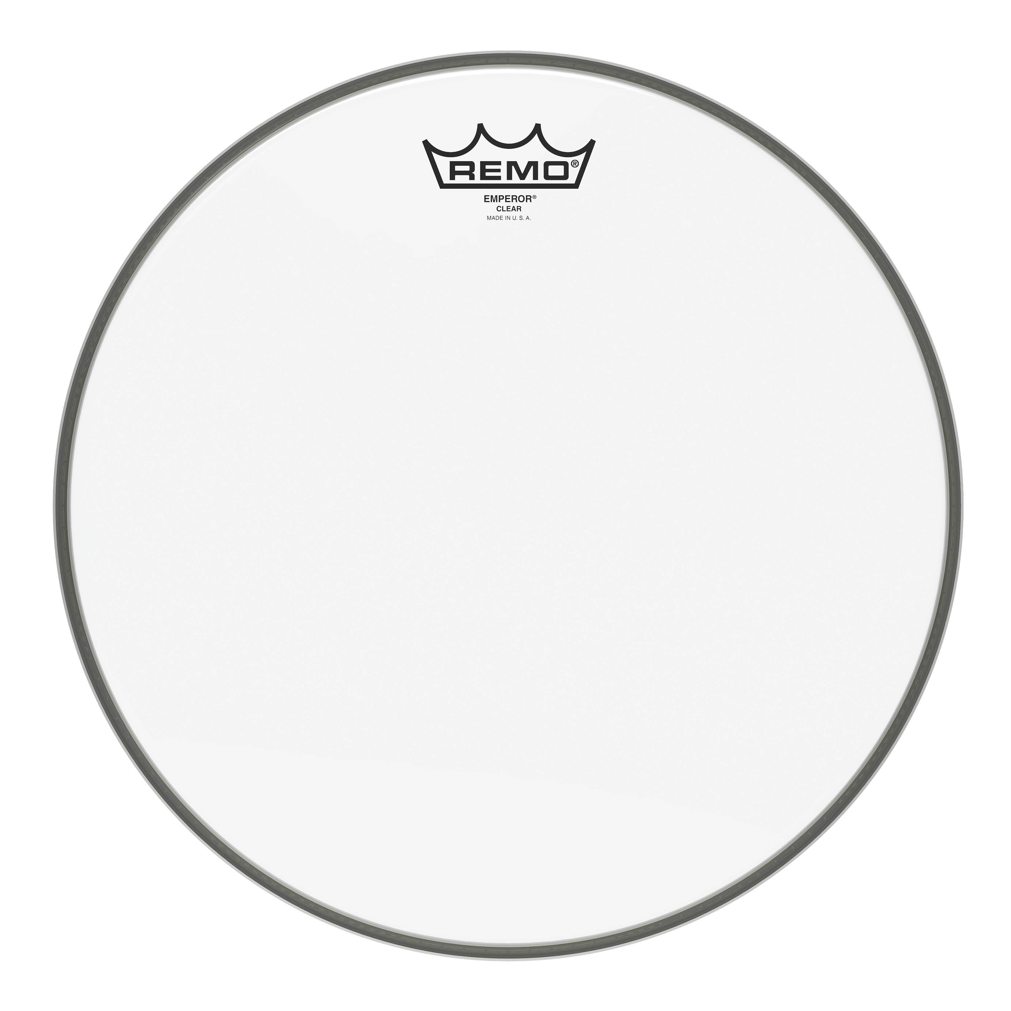 REMO  
EMPEROR CLEAR  
CLEAR  
14"  
MADE IN U.S.A.