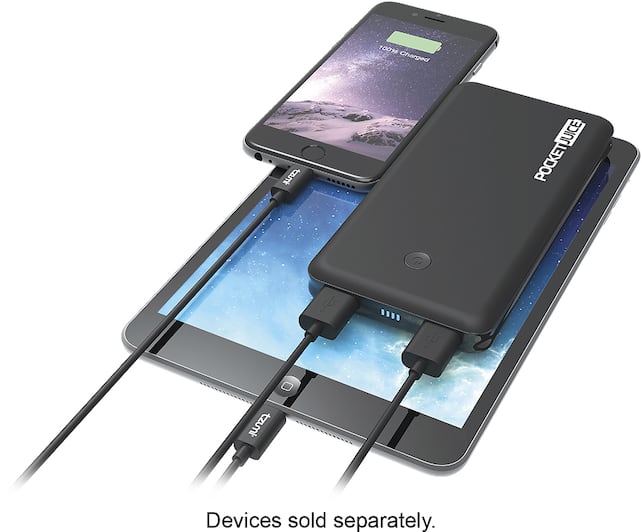 Tzumi - PocketJuice Endurance 12000 mAh Portable Charger - Black - AlternateView11 Zoom