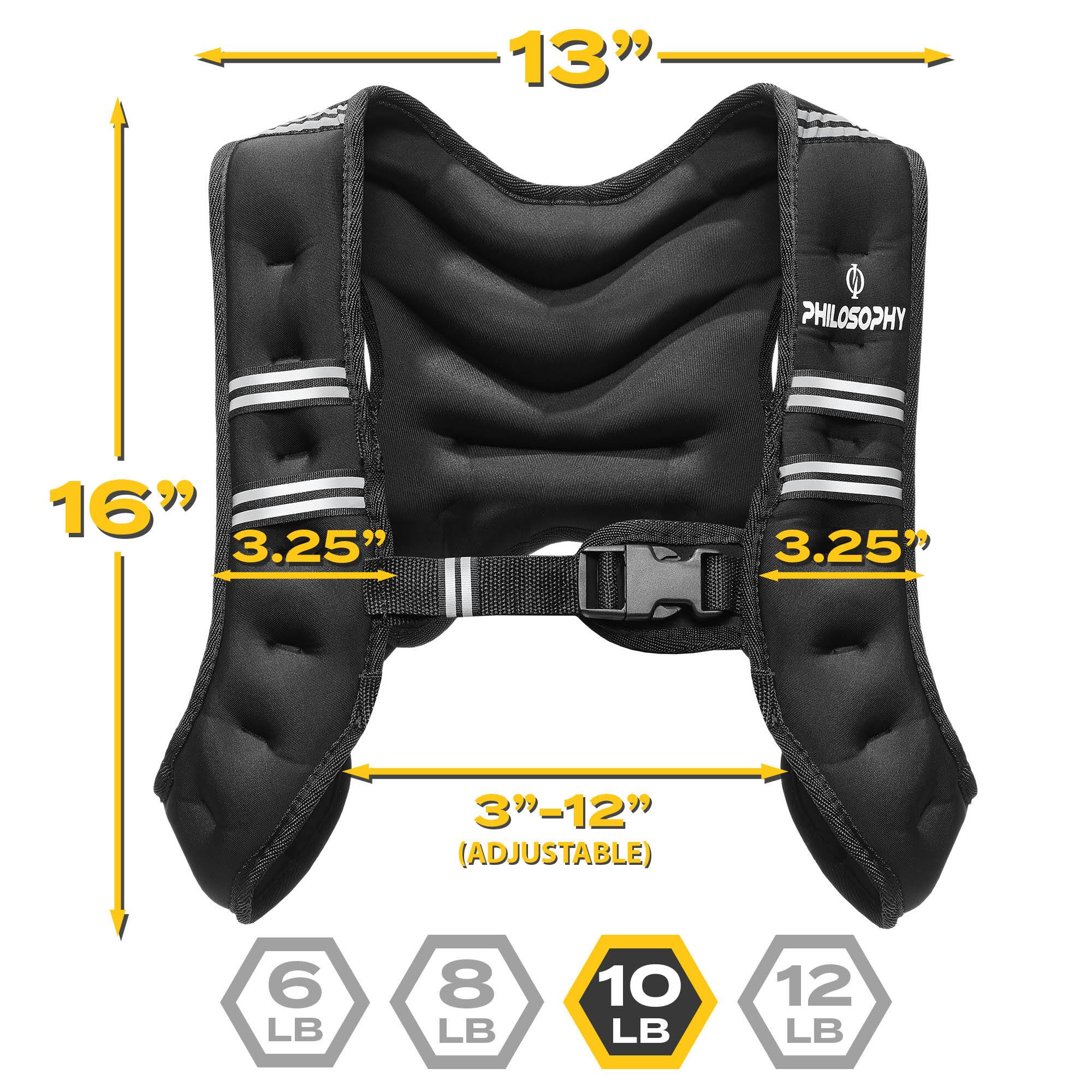 13" PHILOSOPHY  
16"  
3.25"  
3.25"  
3"-12" (ADJUSTABLE)  
6 LB  
8 LB  
10 LB  
12 LB