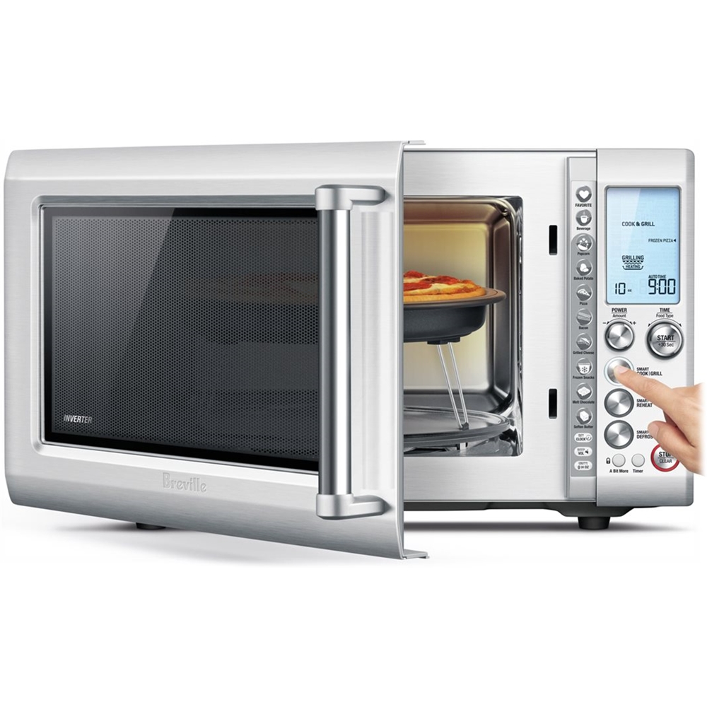 Best Buy: Breville 0.9 Cu. Ft. Compact Microwave Stainless steel BMO700BSS