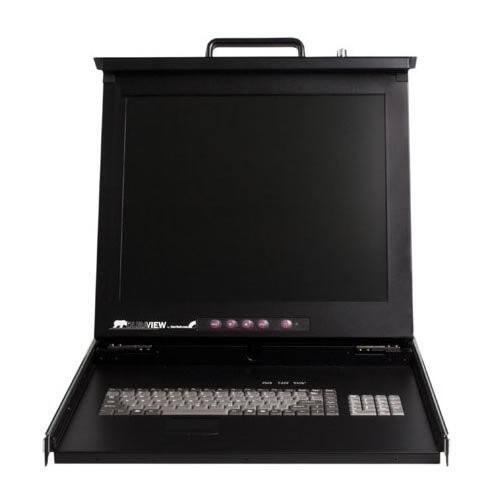 Front Standard. Startech - 1U 17" Rack Mount LCD Console w/16 Port KVM Switch.