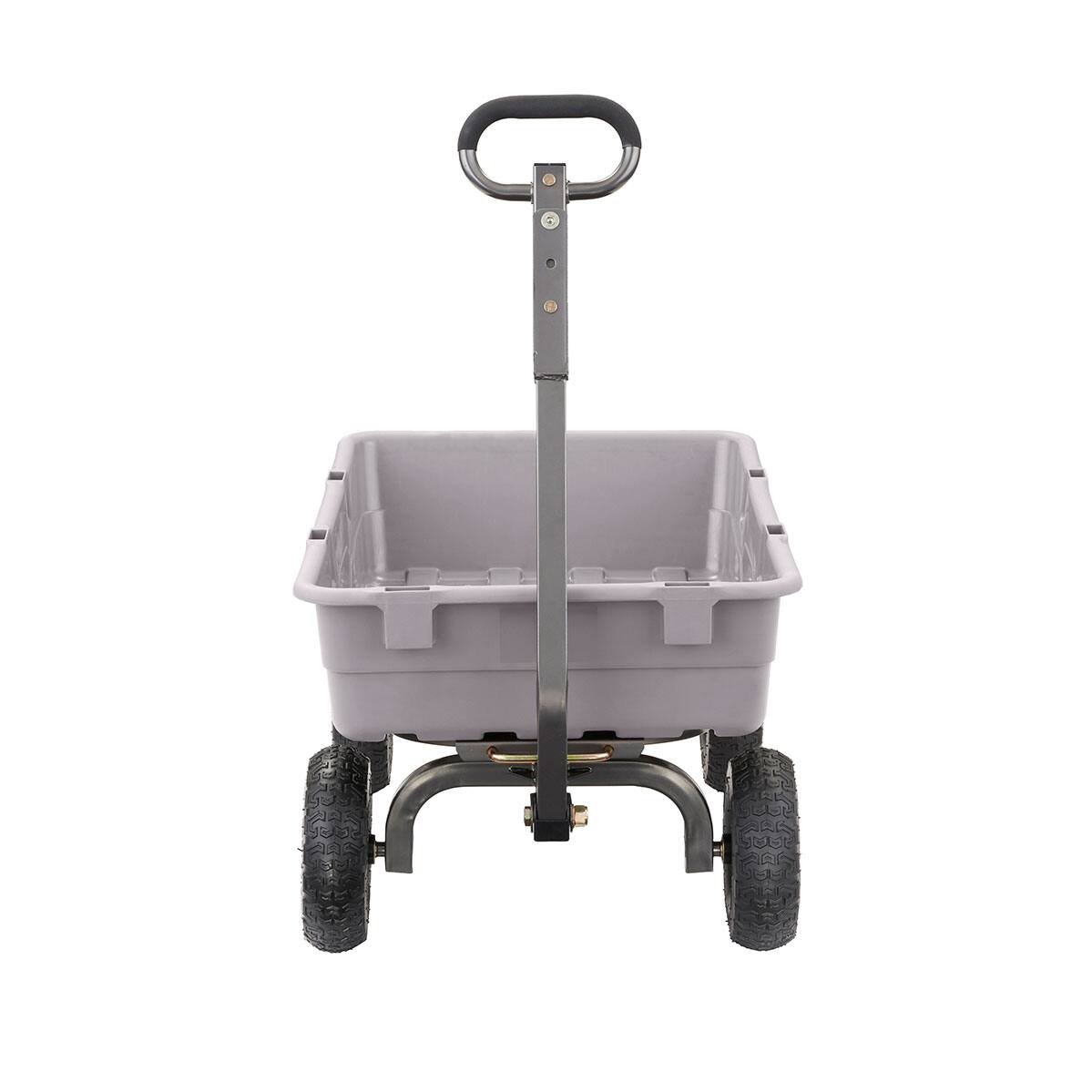 Alt View 7. Gorilla Carts - Gorilla Carts 800 Pound Capacity Heavy Duty Poly Yard Dump Utility Cart, Gray - Gray.