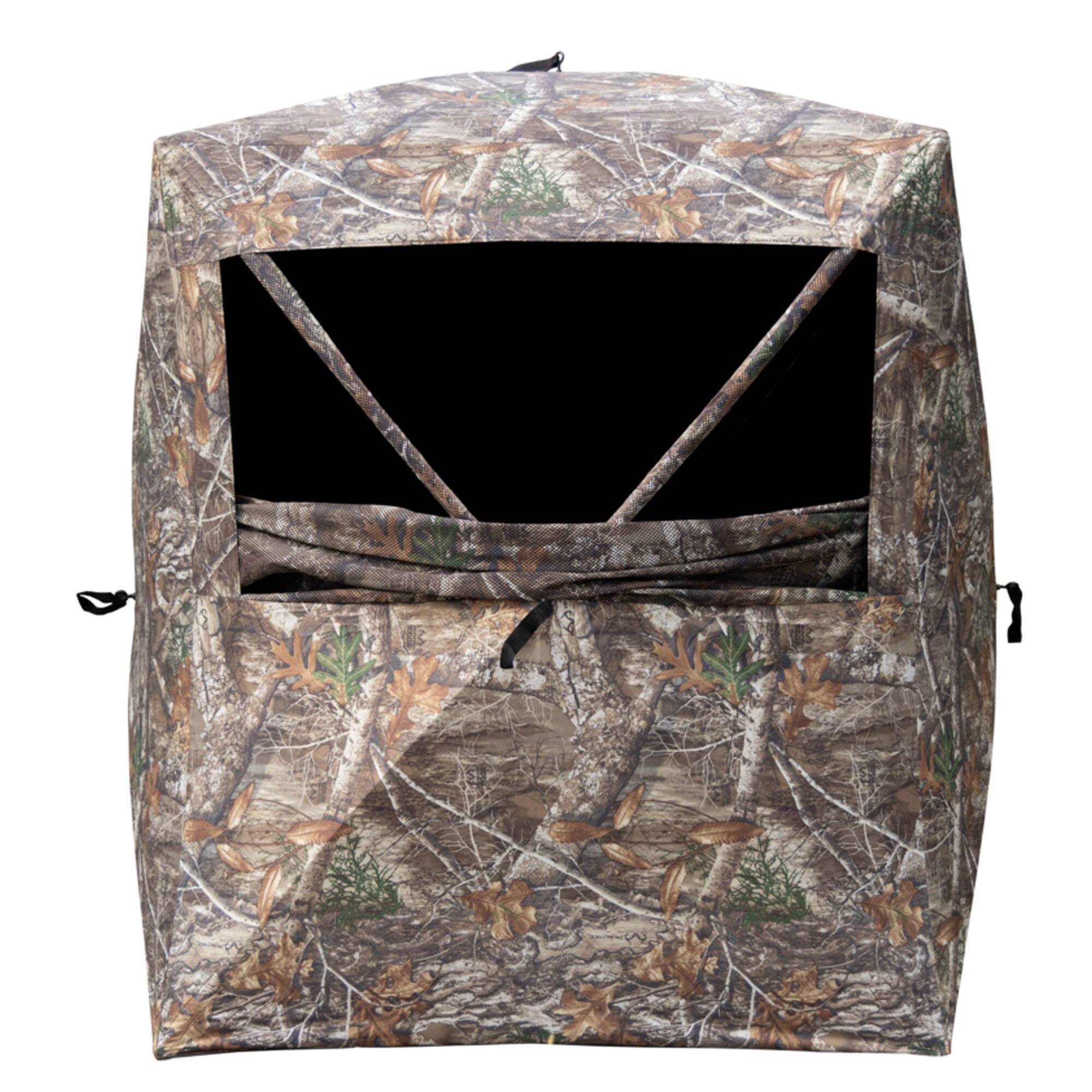 Front. Rhino - Rhino Blind  RB102 2 Person - Realtree Camo.