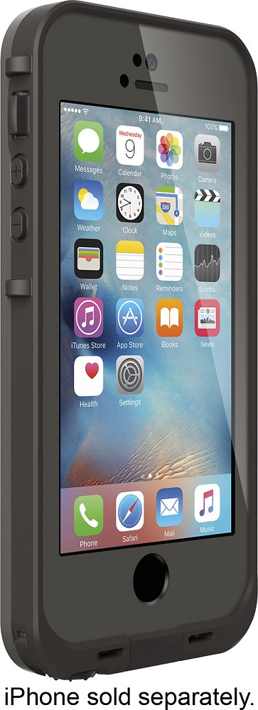 frē protective case for apple iphone 5, 5s and se - gray, grind grey