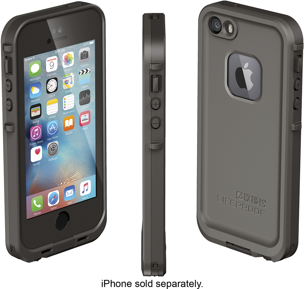 Lifeproof Fre Protective Case For Apple Iphone 5 5s And Se 1st Generation Gray Grind Grey 77 Best Buy